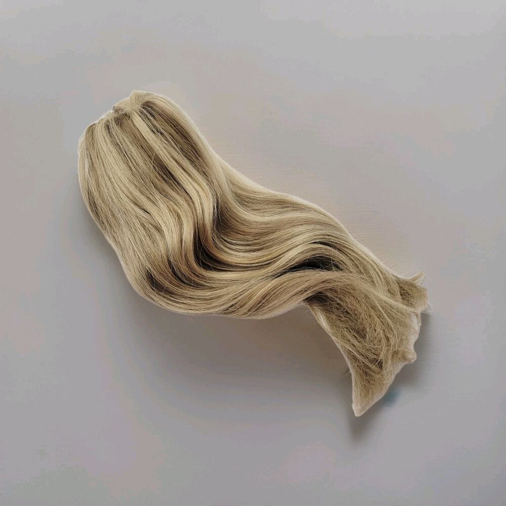 Vita by John Kimberly Hair Ponytail Extension Brown With Blonde Highlights Vtg